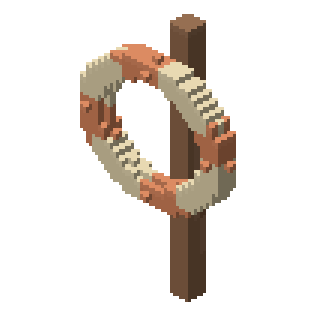 Life ring stand