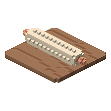 Rolling pin board
