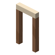 Shop door frame
