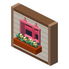 Cat Cottage Window Wall