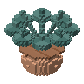 Potted fern