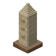 Carved obelisk