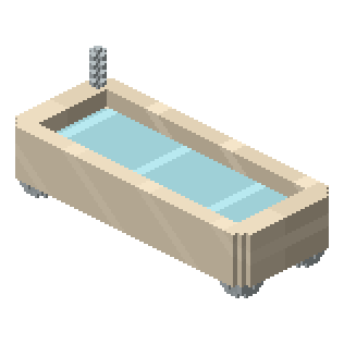Clawfoot bathtub