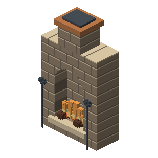 Stone inn hearth