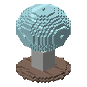 Crystal ball stand