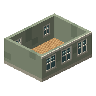 Quayside Sage House Three-Window Floor