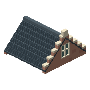 Quayside Coral Stepped Gable