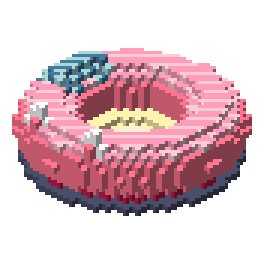Fluffy Donut Cat Bed