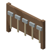 Archaeology tool rack