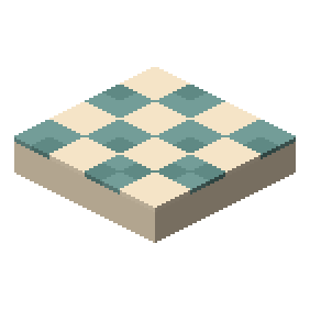 Shop tiled floor