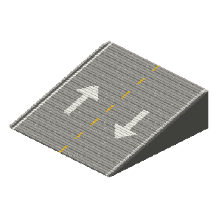Garage ramp (up -y, lower)