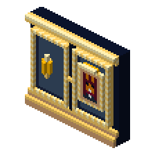 Midnight & Gold Portrait Wall