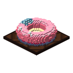Royal Donut Cat Bed