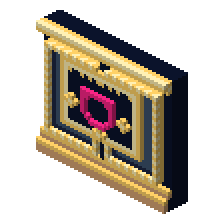 Midnight & Gold Marquee Wall