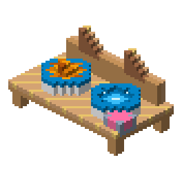 Cat Food & Water Station