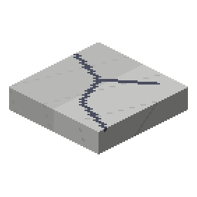 Cracked dungeon floor