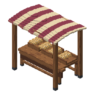 Baker canopy stall